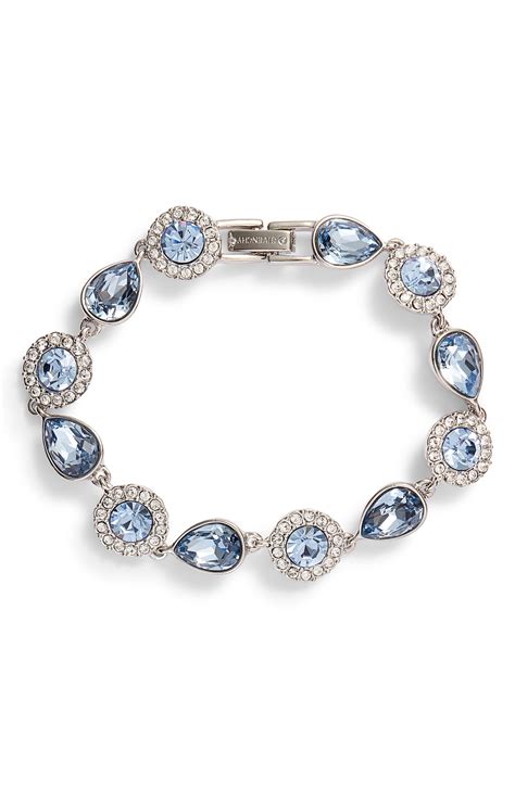 givenchy crystal bracelet blue|Givenchy crystal bangle bracelet.